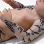 baby tattoed